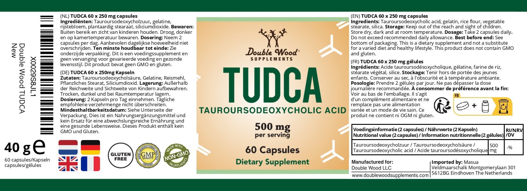 Double Wood TUDCA