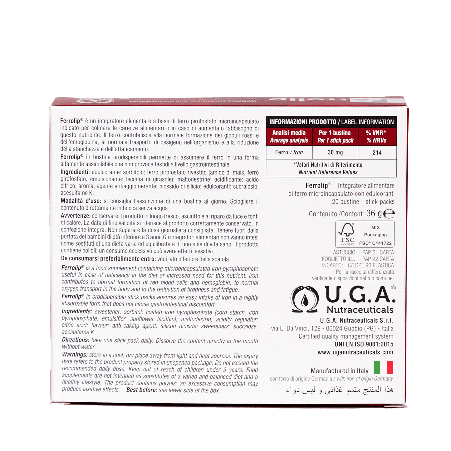 Ferrolfip 20 sachets