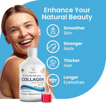 Swedish Nutra Vloeibare Marine Collageen 500 ml